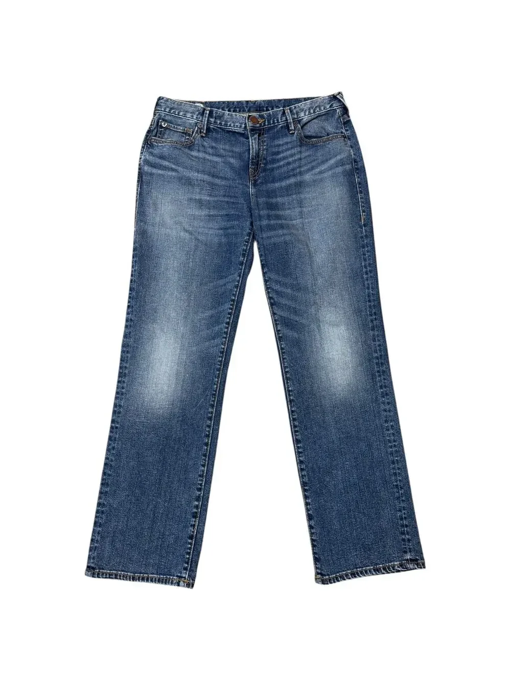 True Religion Rumer Loose Relaxed Straight Mid Rise Jeans 29